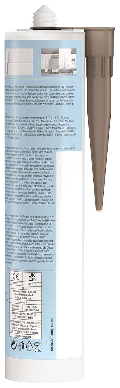 Silicone sanitaire 310 ml / 1 pièce