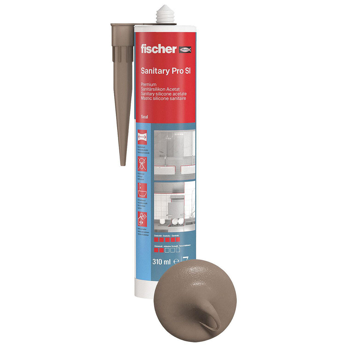 Silicone sanitaire 310 ml / 1 pièce