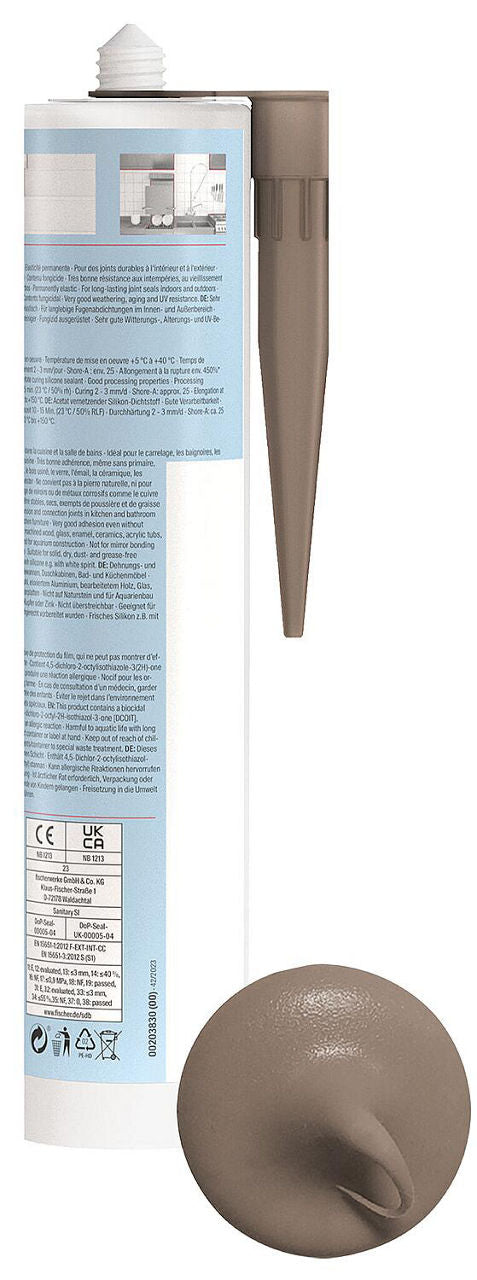 Silicone sanitaire 310 ml / 1 pièce