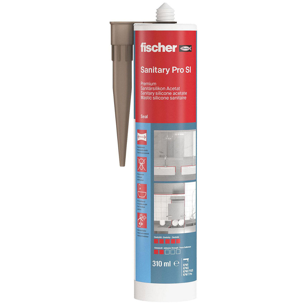 Silicone sanitaire 310 ml / 1 pièce
