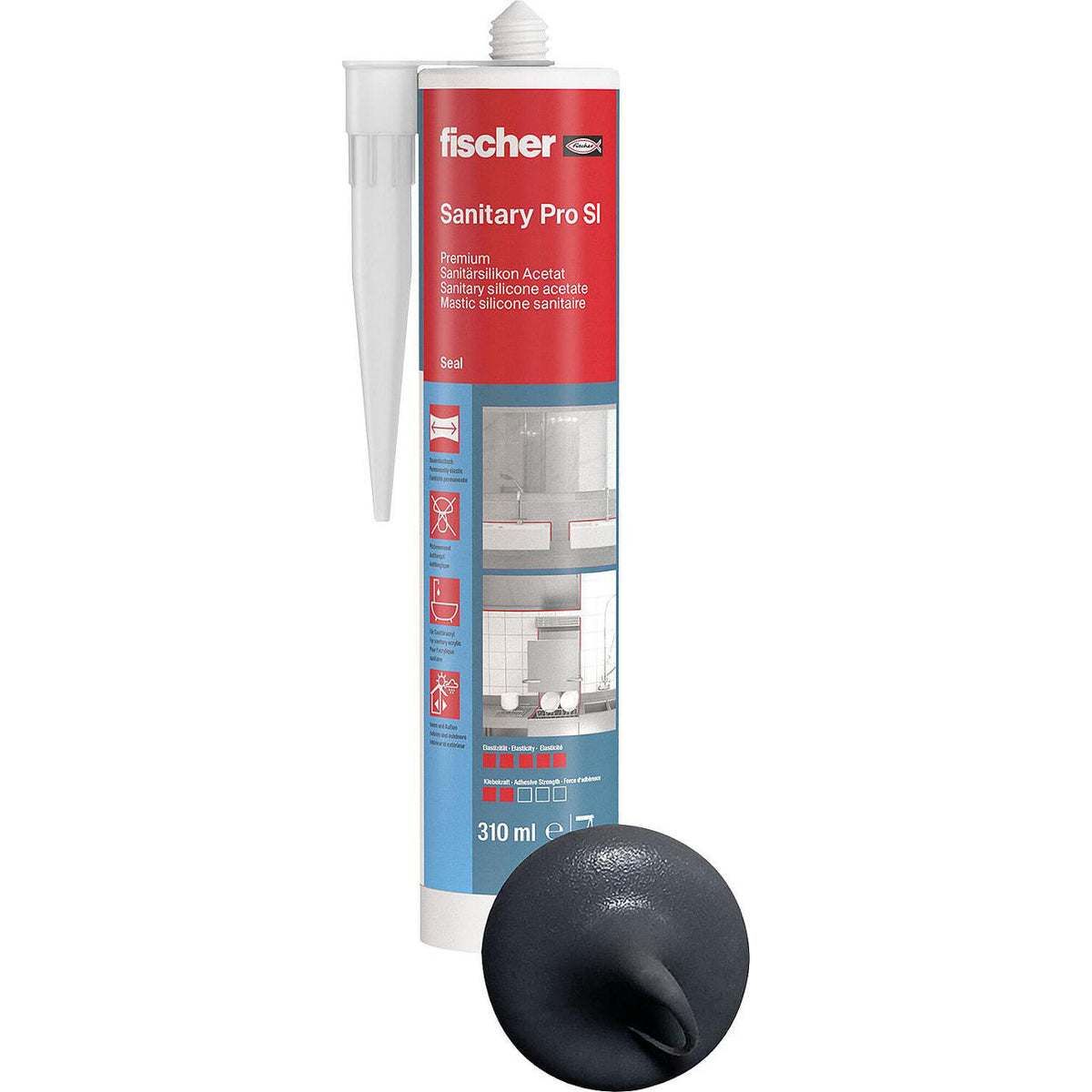 Silicone sanitaire 310 ml / 1 pièce