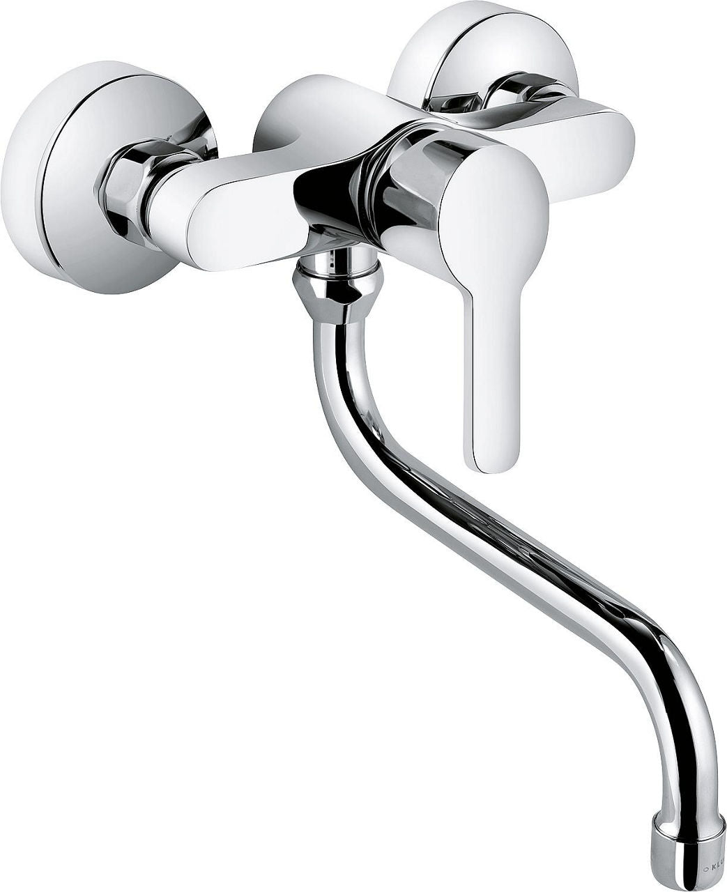 Mitigeur d'évier mural Kludi Logo Neo DN15 bec orientable