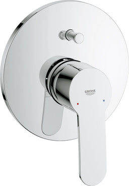 Mitigeur bain/douche encastré Grohe Eurostyle Cosmopolitan rosace Ø 161 mm chromé