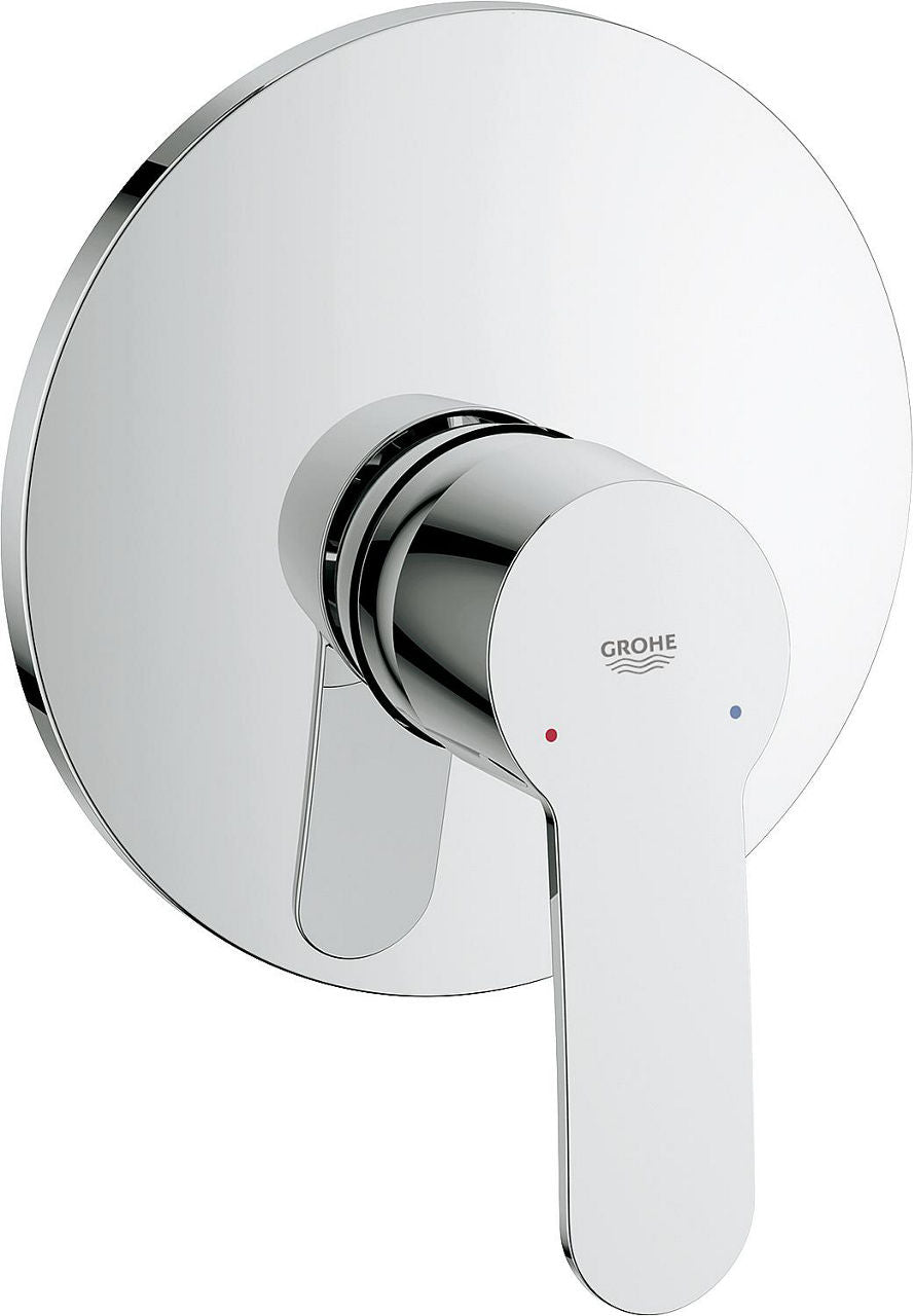 Mitigeur douche encastré Grohe Eurostyle Cosmopolitan rosace Ø 158 mm chromé