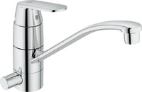 Mitigeur d'évier Grohe Eurosmart Cosmopolitan avec vanne d'arrêt saillie 239 mm chrome