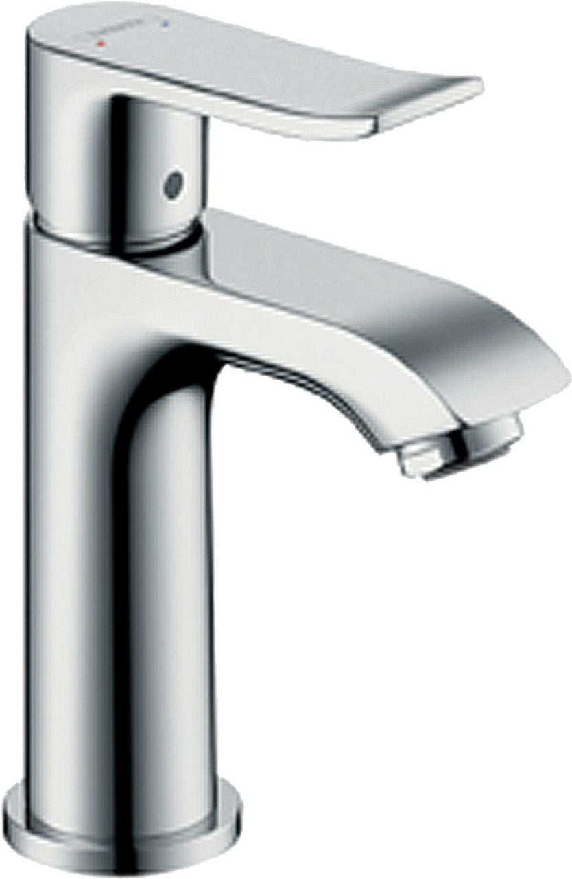 Mitigeur de lavabo Hansgrohe Metris saillie 89 mm chromé