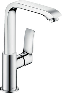 Mitigeur de lavabo Hansgrohe Metris saillie 155 mm chromé