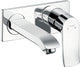 Mitigeur de lavabo mural Hansgrohe Metris saillie 225 mm chromé