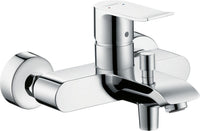 Mitigeur bain/douche apparent Hansgrohe Metris saillie 181 mm chromé