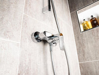 Mitigeur douche apparent Hansgrohe Metris saillie 58,5 mm chromé