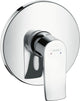 Mitigeur douche encastré Hansgrohe Metris rosace Ø 150 mm chromé