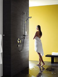 Mitigeur douche encastré Hansgrohe Metris rosace Ø 150 mm chromé