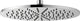 Pomme de douche Ideal Standard Idealrain 1 type de jet chrome