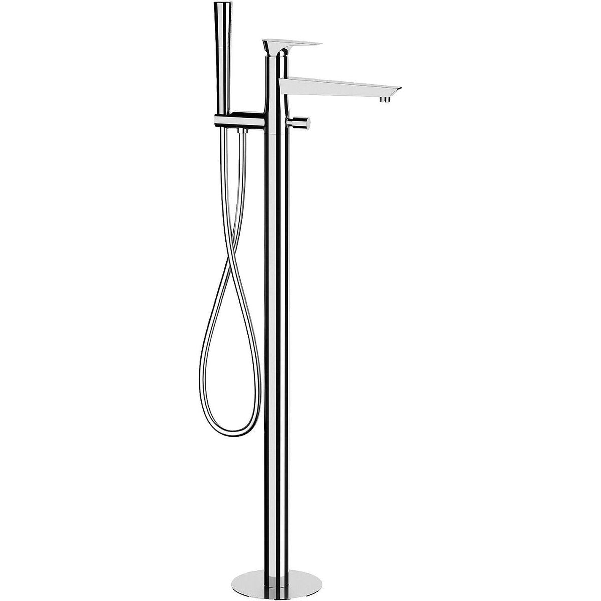 Kit mitigeur bain-douche sur pied Diva avec douchette stick + corps encastrement, saillie 238 mm, chromé