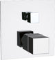 Thermostatique bain-douche encastré Skyline rosace 155x155 mm chromé