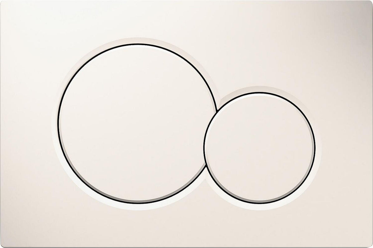 Plaques de commande Geberit Sigma 01 pour rinçage à 2 quantités