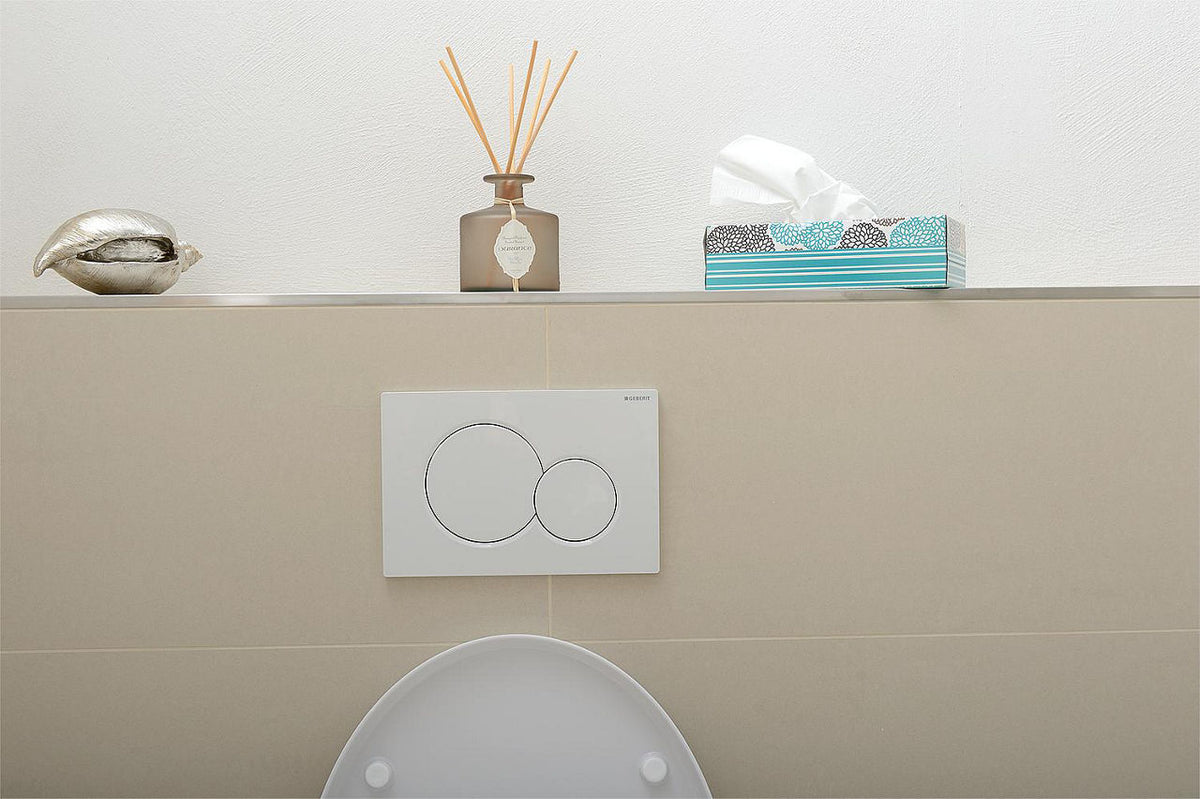 Plaques de commande Geberit Sigma 01 pour rinçage à 2 quantités