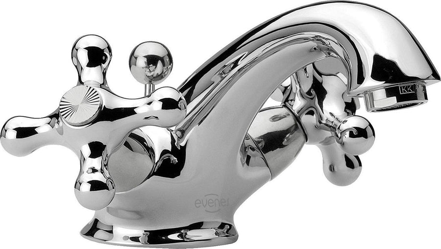 Mélangeur de lavabo Evenes Retro S saillie 130mm chromé