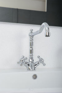 Mélangeur de lavabo Evenes Retro saillie 230mm chromé