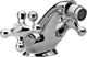 Mélangeur bidet bicommande Retro saillie 115 mm chromé