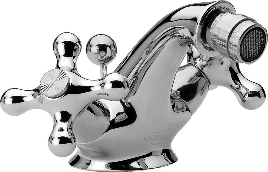 Mélangeur bidet bicommande Retro saillie 115 mm chromé
