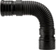 Tube de raccordement WC PE flexible droit, DN 90 / DN 100 3 crans, réglable