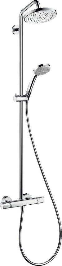 Colonne de douche Hansgrohe Croma 220 thermostatique avec pomme Ø 220 mm chrome