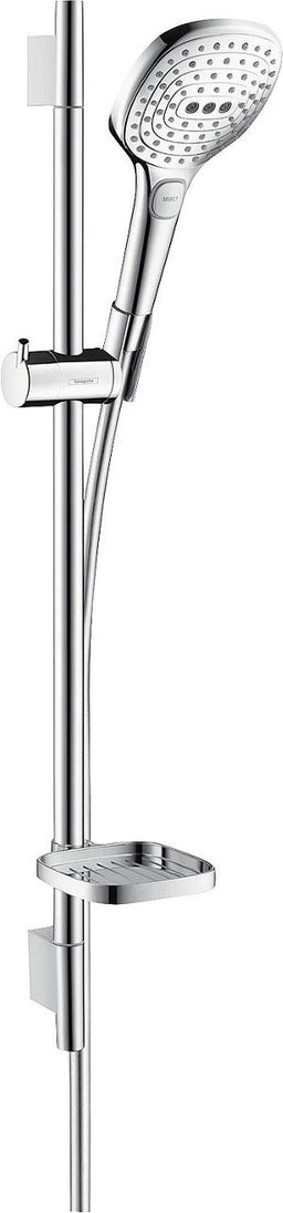 Kit de douche Hansgrohe Raindance Select E120 Unica S Puro 900 mm, 3 jets Ø 120 mm blanc/chrome
