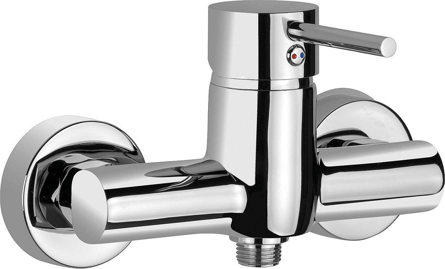 Mitigeur douche apparent Salsa saillie 138 mm chromé