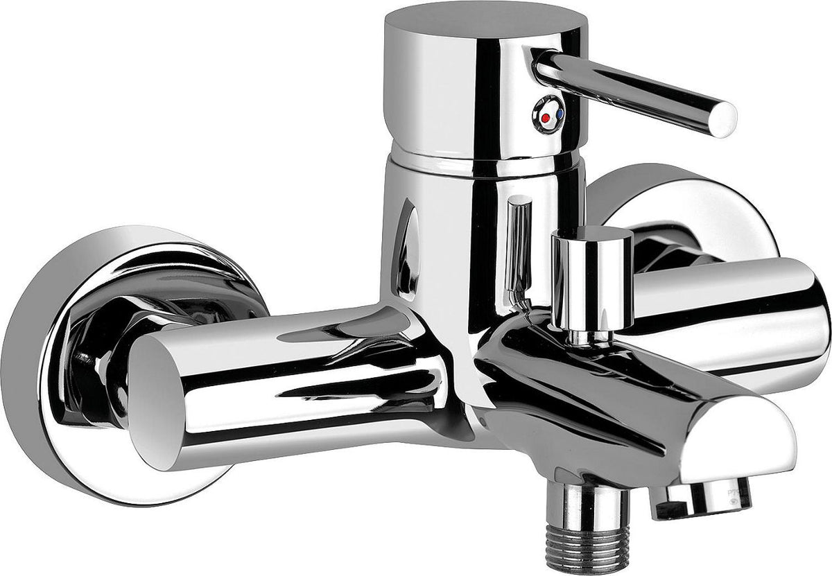 Mitigeur bain/douche apparent Salsa saillie 145 mm chromé
