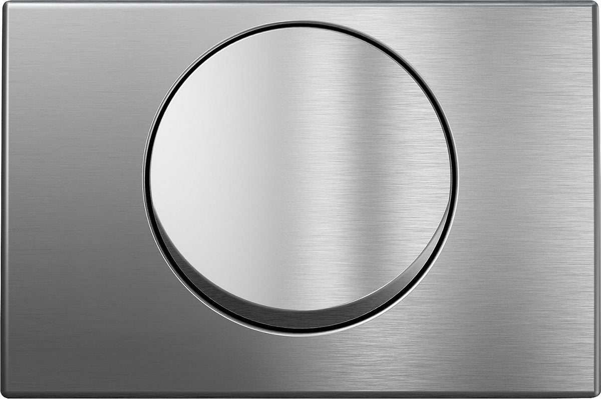 Plaque de déclenchement Geberit Mambo inox 115.751.00.1 pour rinçage-arrêt-rinçage