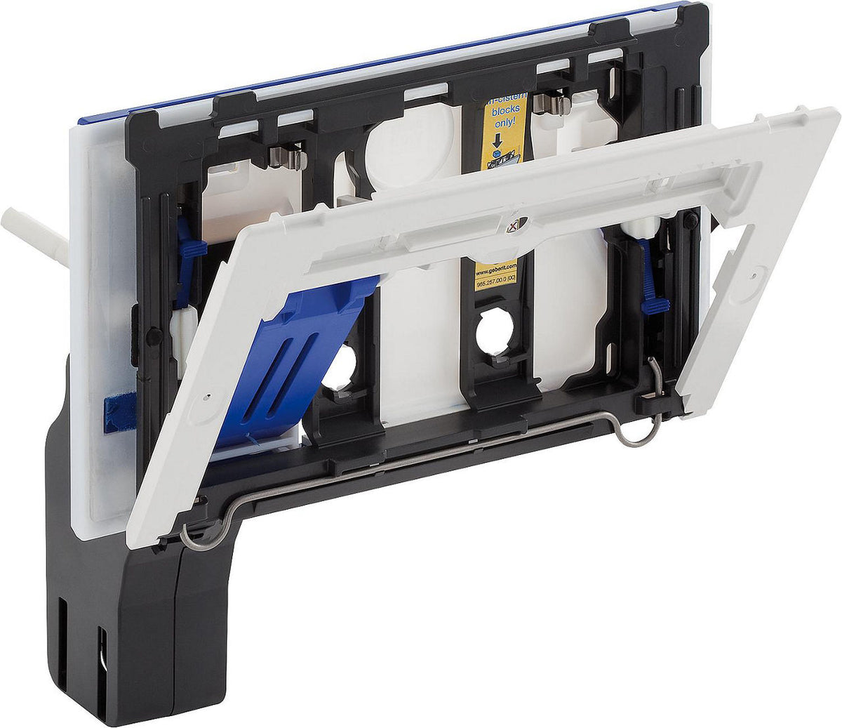 Goulotte d'introduction Geberit pour cubes de nettoyage pour bâti-support UP320 et UP300