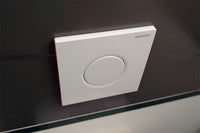 Plaque de commande pour urinoir Sigma01 pneumatique, blanc alpin GEBERIT 116.011.11.5