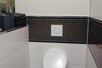 Plaque de commande pour urinoir Sigma01 pneumatique, blanc alpin GEBERIT 116.011.11.5