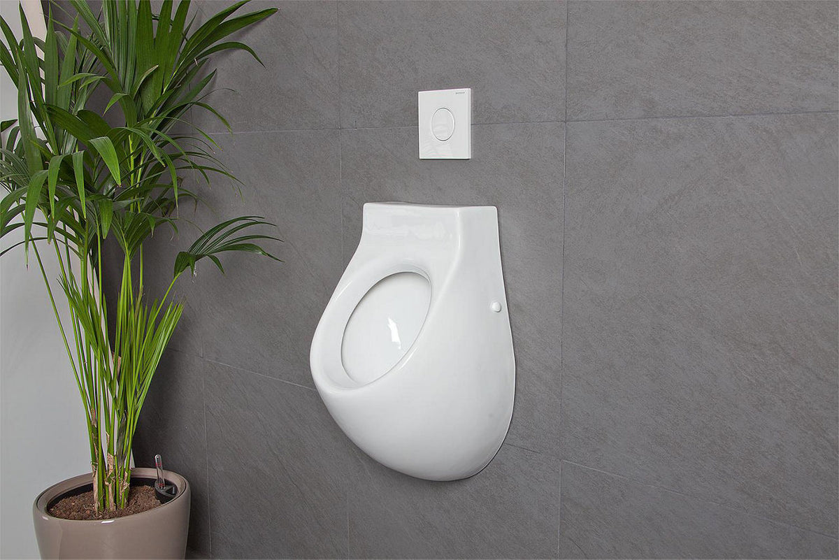 Plaque de commande pour urinoir Sigma01 pneumatique, blanc alpin GEBERIT 116.011.11.5