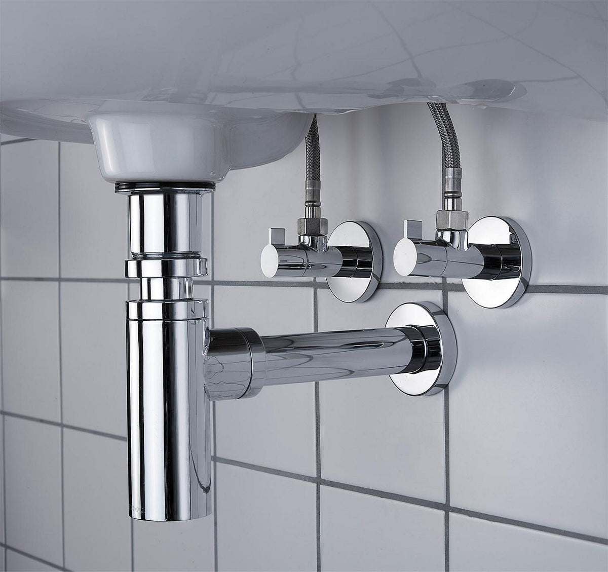 Vanne d'angle Schell Wing 1/2", chrome
