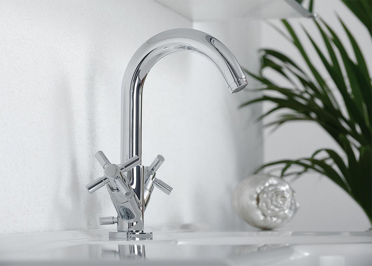 Mélangeur de lavabo Evenes Comi saillie 138mm chromé