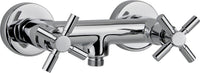 Mitigeur douche apparent Comi bicommande saillie 122 mm chromé