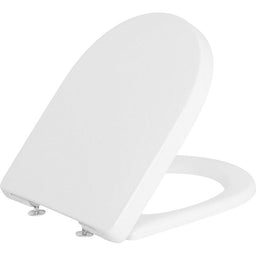 Abattant WC V&B O.Novo, blanc, standard, charnière en inox