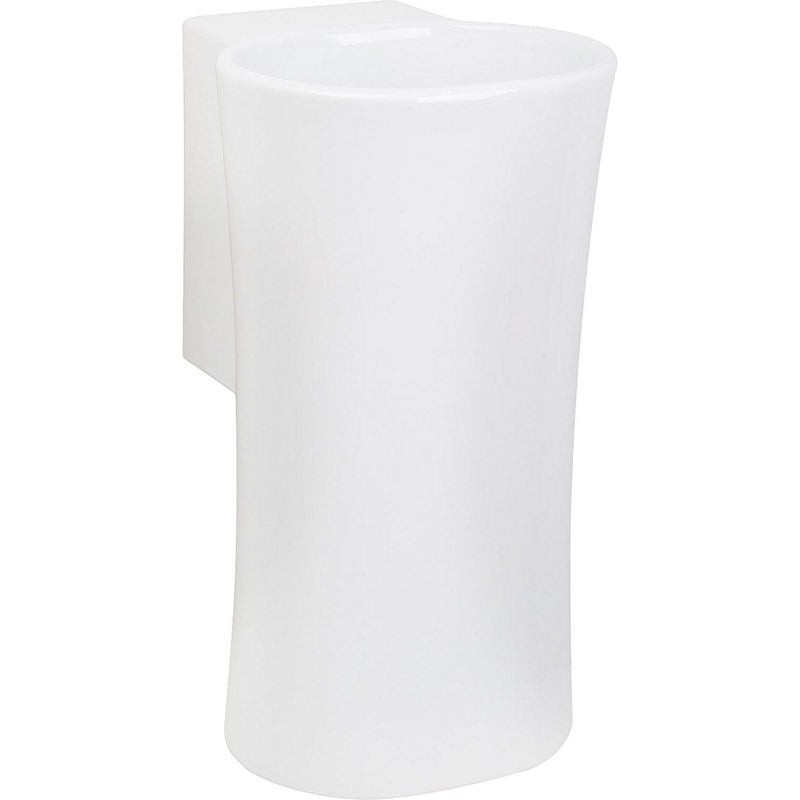 Vasque design NATIVO LxHxP : 350x620x370 mm sans trou pour robinetterie Céramique blanche
