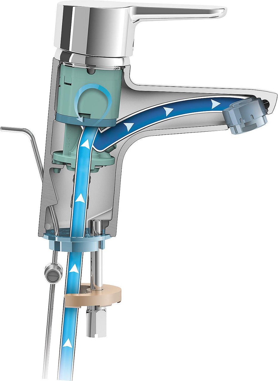 Mitigeur de lavabo Ideal Standard Connect Blue saillie 112 mm chromé