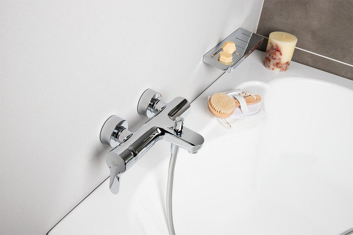 Mitigeur bain/douche apparent Ideal Standard Connect Blue saillie 199 mm chromé