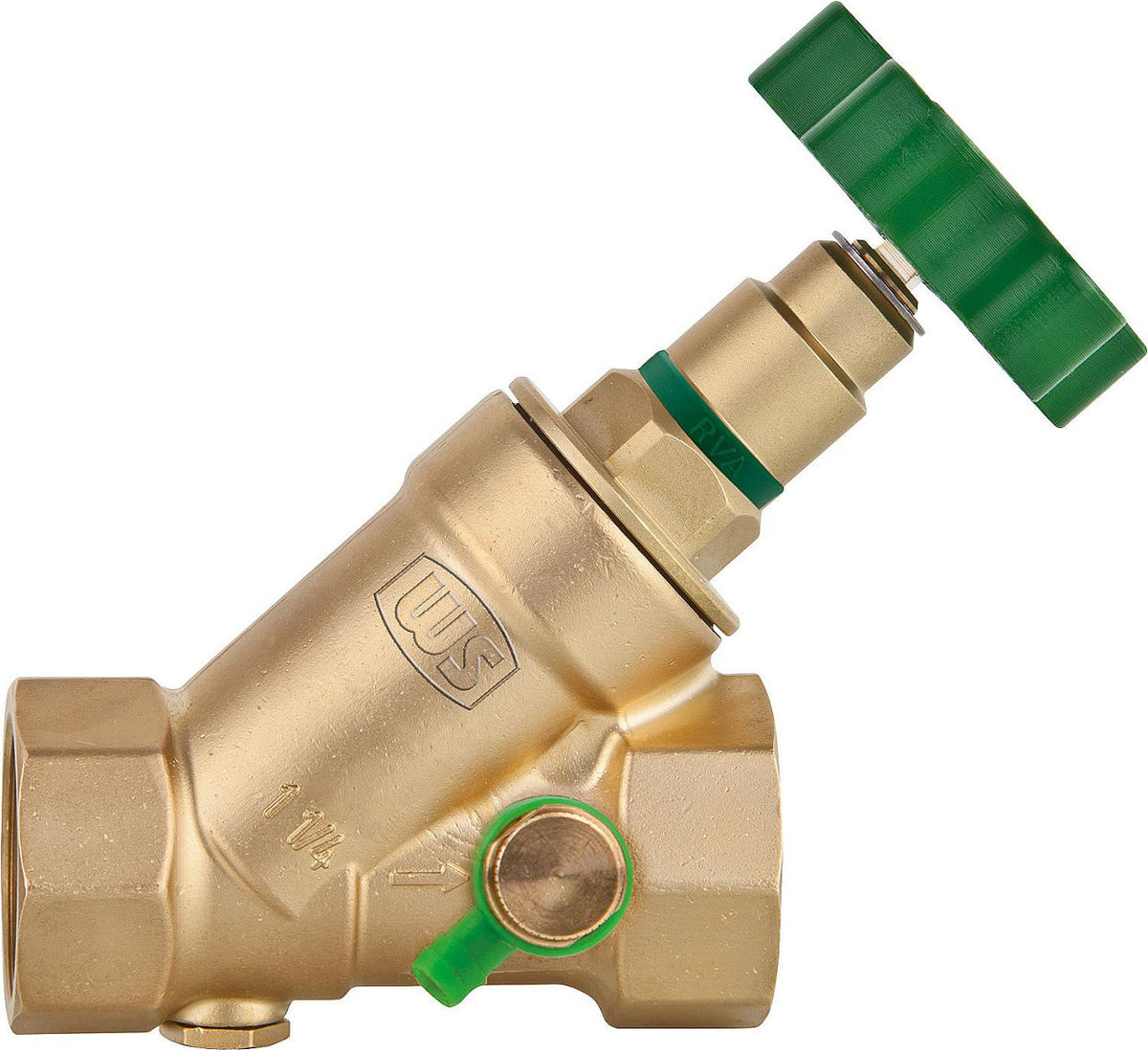 Clapet anti-retour combiné KFR WS en laiton, avec vidange DN 8