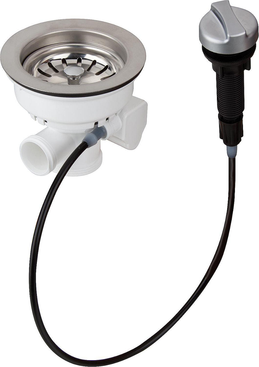 Vanne excentrique à panier tamis Ø114 mm avec commande par rotation DN40