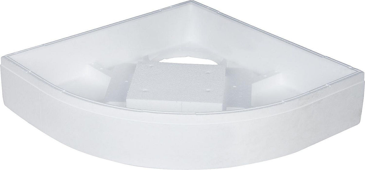Tablier adapté au receveur de douche Edura, carré, ultra-plat