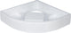 Tablier adapté au receveur de douche Edura, carré, ultra-plat