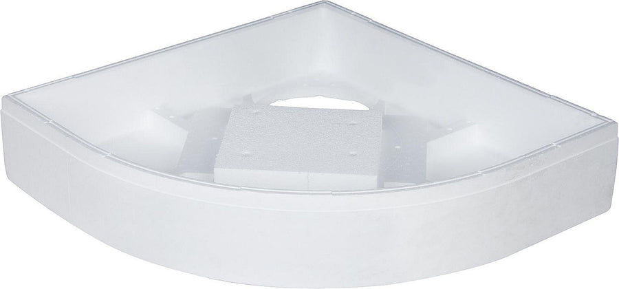 Tablier adapté au receveur de douche Edura, carré, ultra-plat