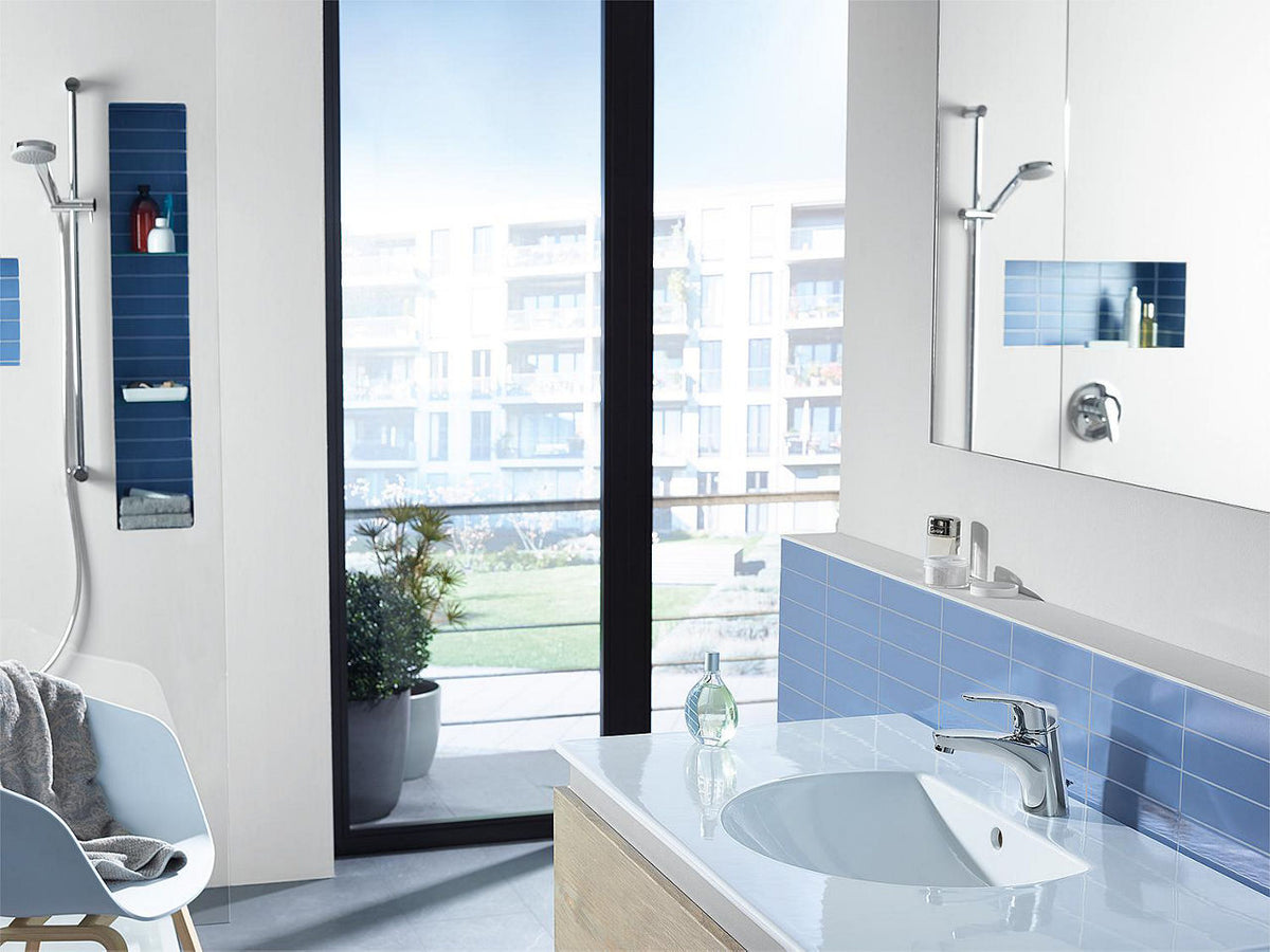 Mitigeur de lavabo Hansa Hansamix saillie 141 mm chromé