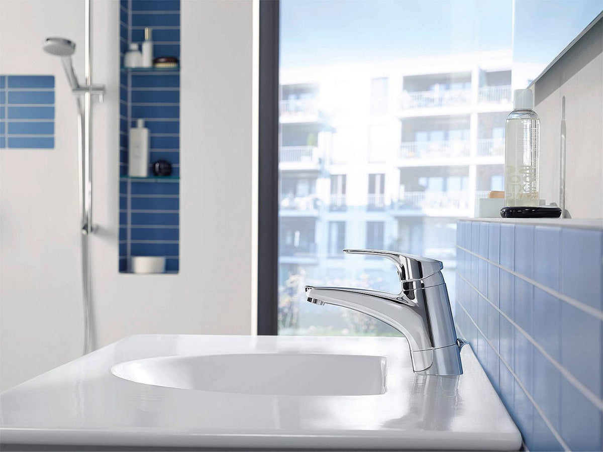Mitigeur de lavabo Hansa Hansamix saillie 141 mm chromé