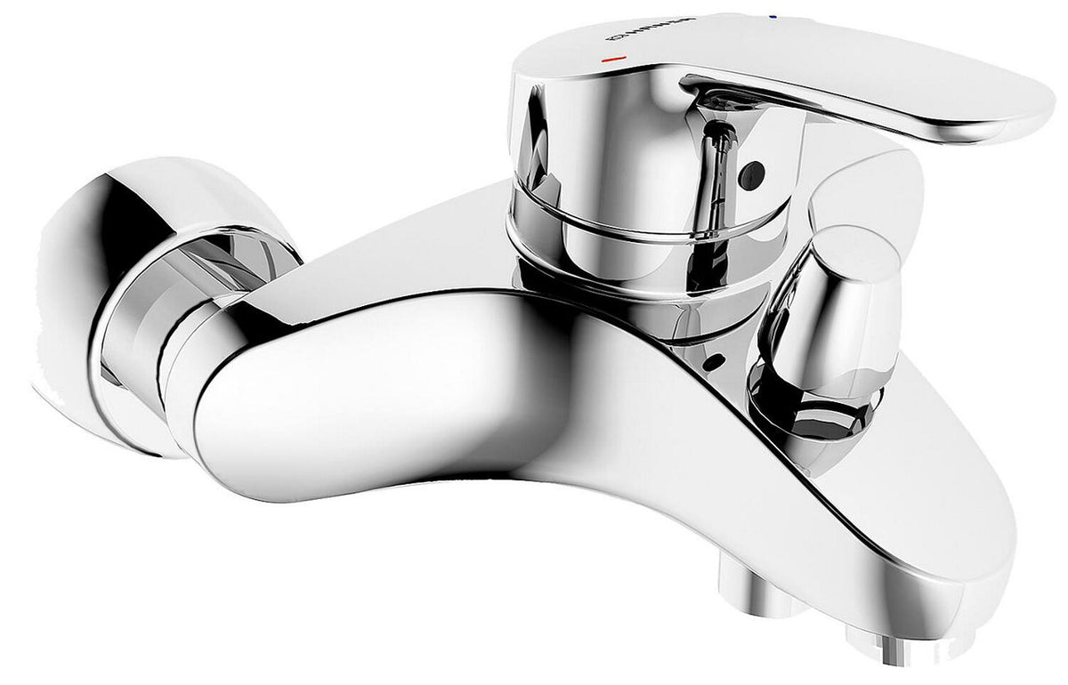 Mitigeur bain/douche apparent Hansa Hansamix saillie 162 mm chromé